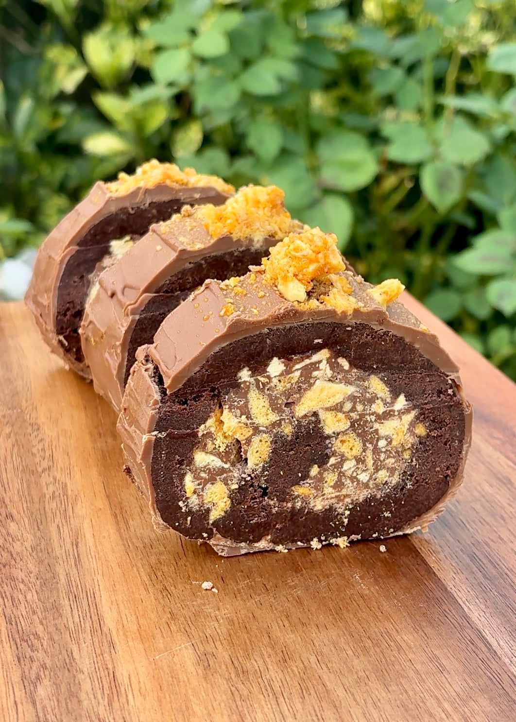 Crunchie Brownie Roll